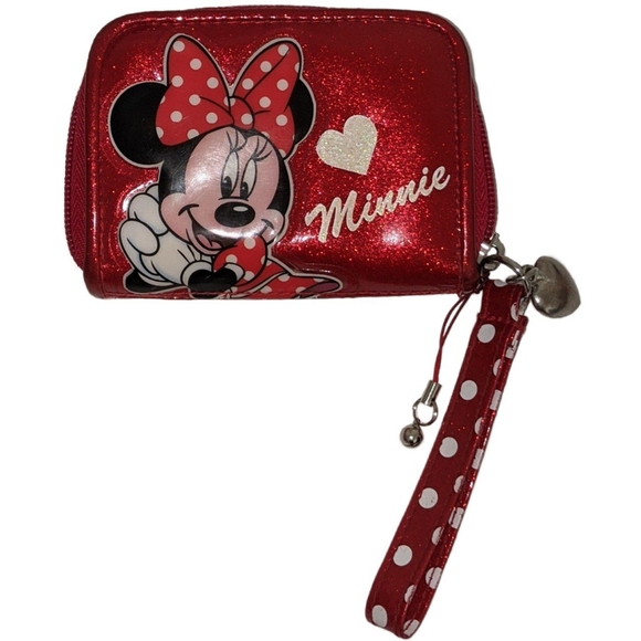 Vintage Disney Parks Minnie Mouse glitter red wallet - Picture 5 of 5